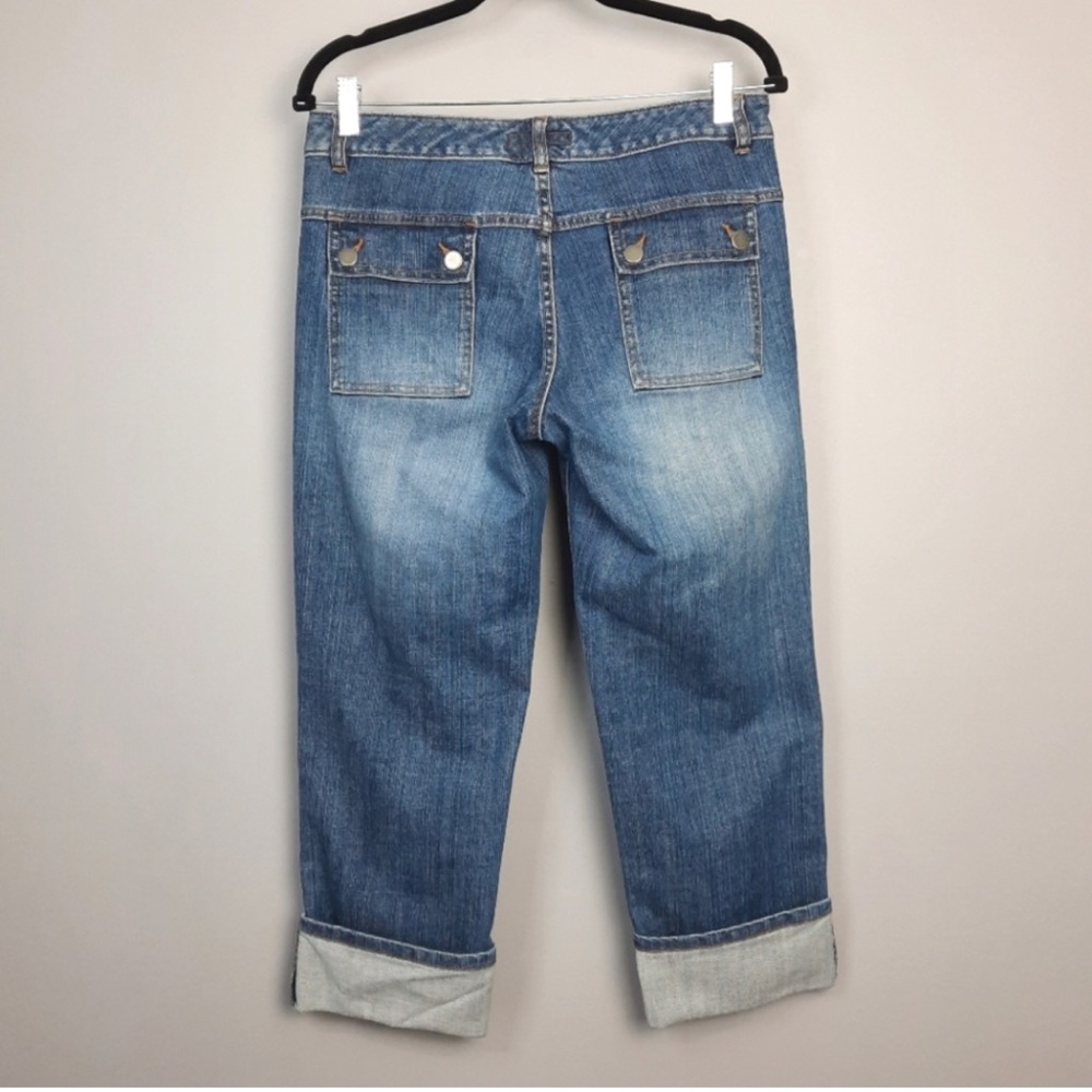 Banana Republic Y2K Low Rise Crop Cargo Jeans size 6